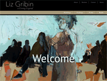Tablet Screenshot of lizgribin.com